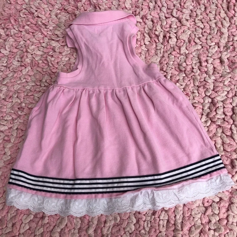 Ralph Lauren baby sleeveless pink dress